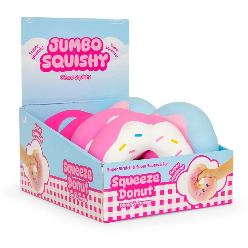 Jumbo Slow Rising Donut Squishy Sensory Stress Relief Toy