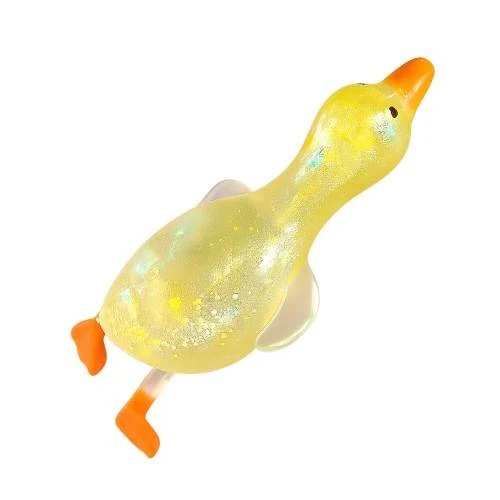 Keycraft Sparkly Squishy Duck Stretchy Glitter Sensory Toy