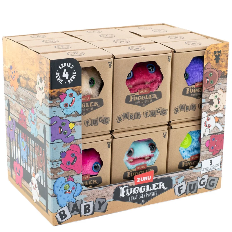 ZURU Fuggler Baby Fugglers Series 4 Small Plush Toy Assortment