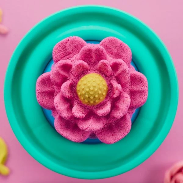 Kinetic Sand Squish Blossom Art