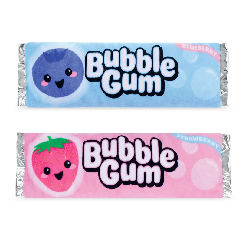 Iscream Soft Fleece Bubblegum Bag with Two Stuffed Plush Toys