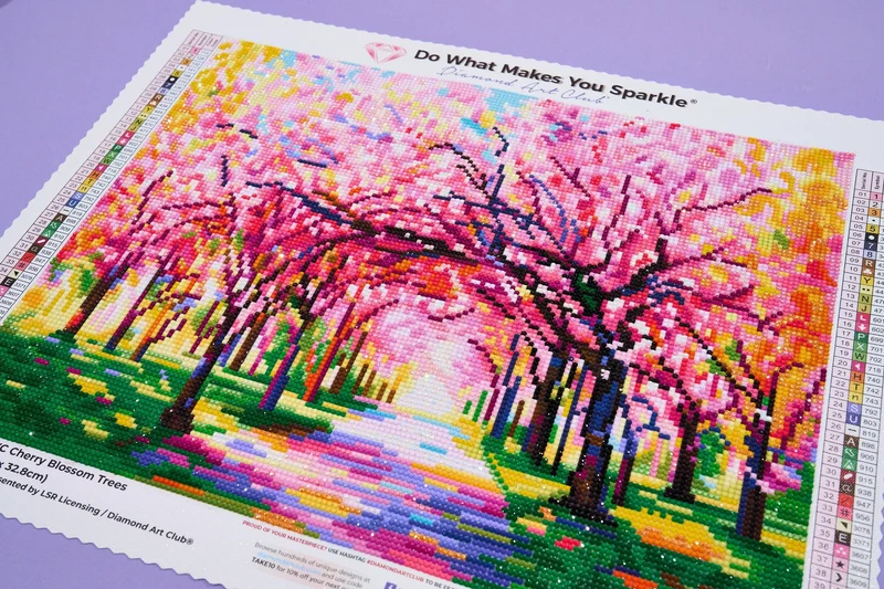 Cherry Blossom Trees Diamond Art