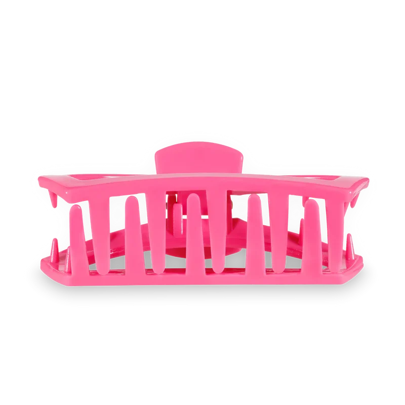 Large Teleties Open Claw Clip - Paradise Pink