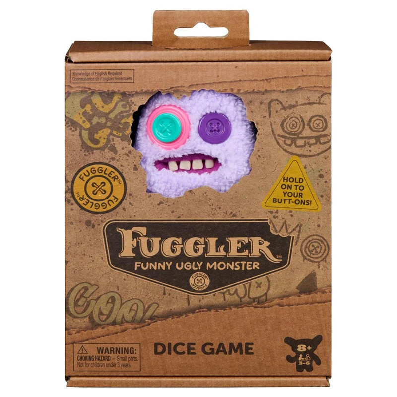 Fuggler Dice Game with Funny Ugly Monster Buttons