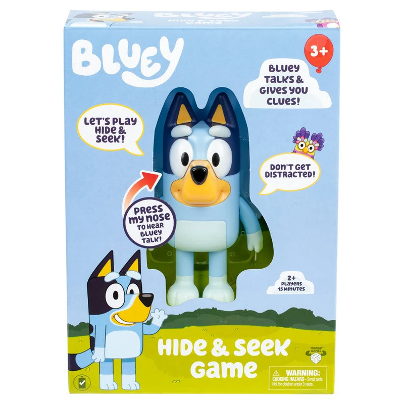 Bluey Hide and Seek Interactive Electronic Talking Toy Figure