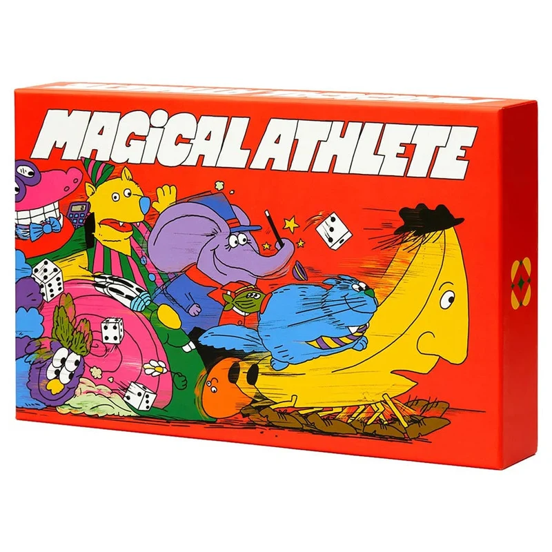 Magical Athlete Family Board Game with Wacky Racing Abilities