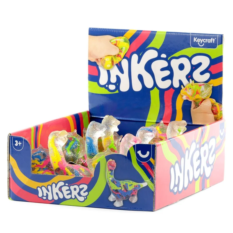 Inkerz Mess-Free Paint Drip Diplodocus Dinosaur Sensory Squishy Toy