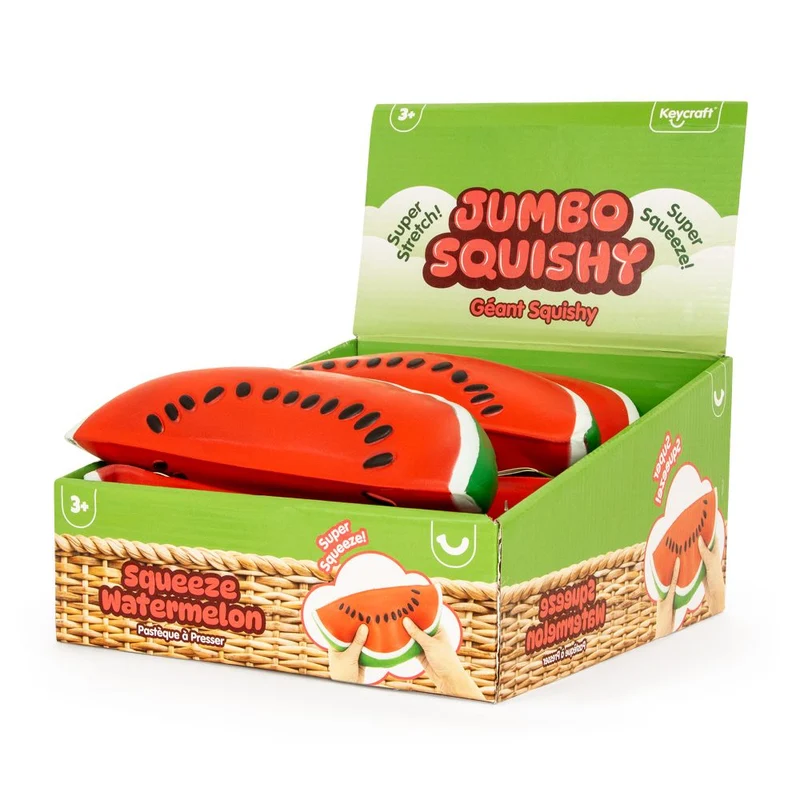 Jumbo Slow Rising Squishy Watermelon Stress Relief Sensory Squeeze Toy