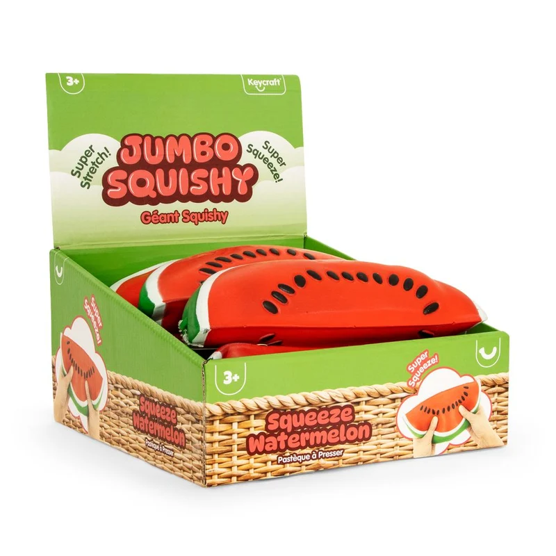 Jumbo Slow Rising Squishy Watermelon Stress Relief Sensory Squeeze Toy