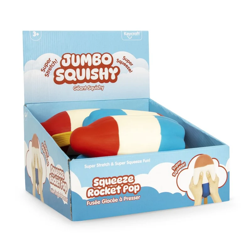 Slow Rising Jumbo Squishy Rocket Pop Sensory Stress Relief Toy