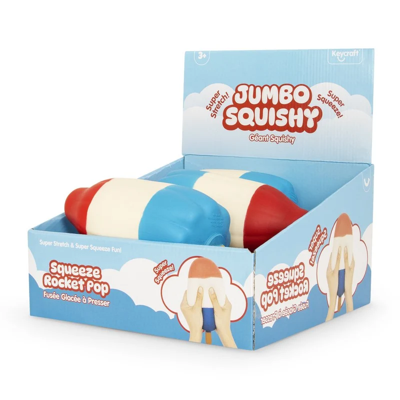 Slow Rising Jumbo Squishy Rocket Pop Sensory Stress Relief Toy