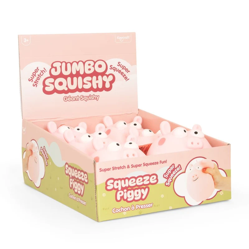 Jumbo Pink Squishy Pig Slow Rising Stress Relief Sensory Toy