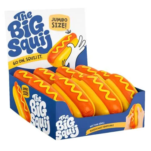 Jumbo Squishy Hot Dog Slow Rising Sensory Stress Relief Toy