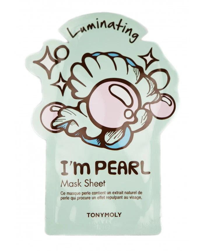 TONYMOLY I'm Pearl Luminating Sheet Mask for Radiant Skin Glow