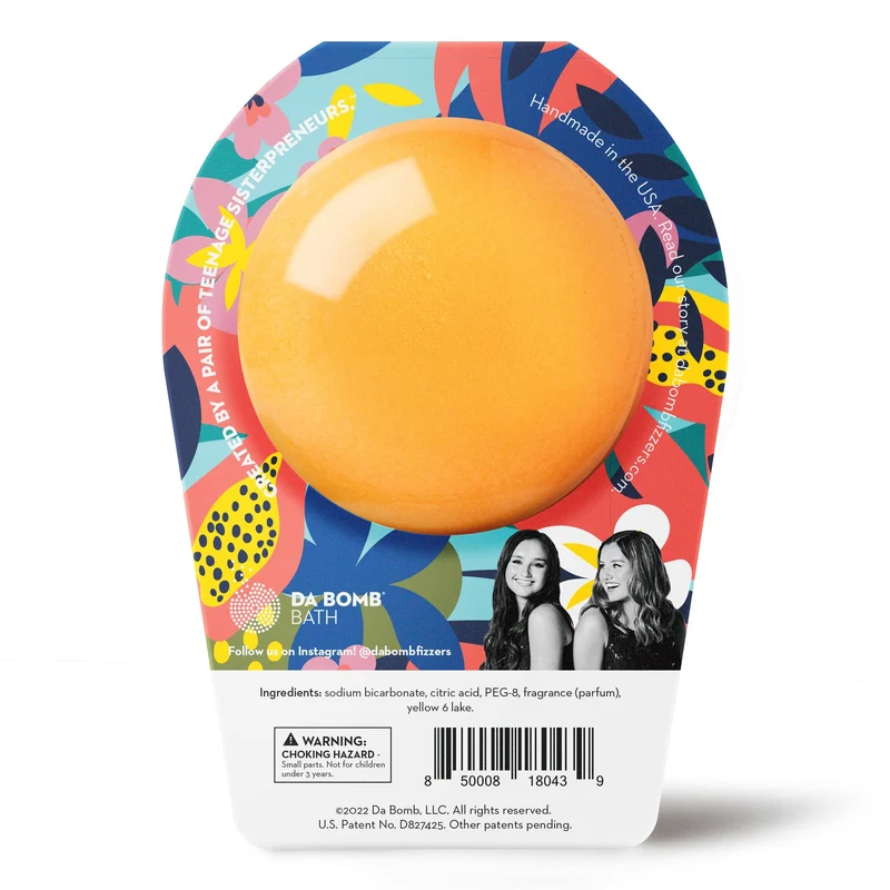 Tahiti Bomb™ Frangipani Scented Bath Fizzer with Mystery Surprise Inside