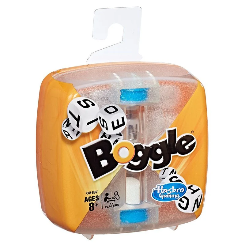 Hasbro Boggle Classic Word Finding Game with Travel Case