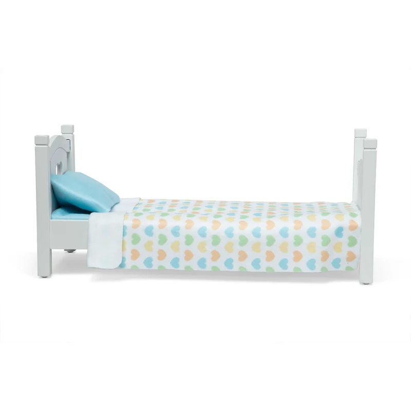 Melissa & Doug Mine to Love Wooden Doll Play Bed