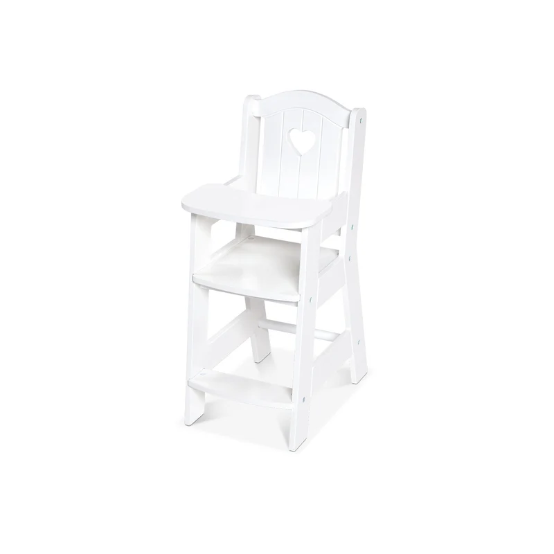 Melissa & Doug Mine to Love Wooden Doll High Chair