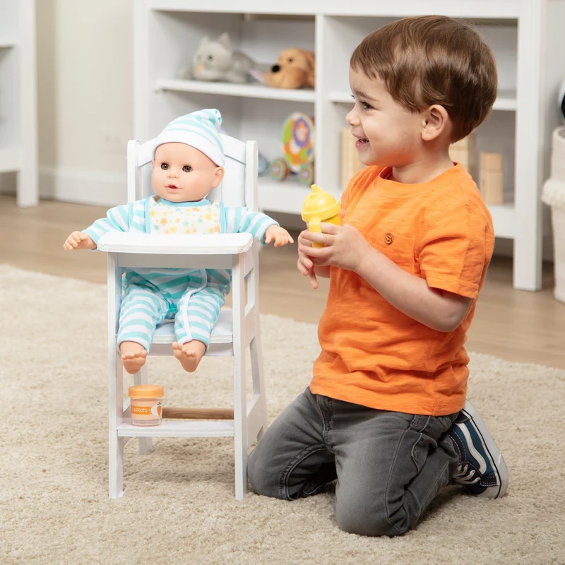 Melissa & Doug Mine to Love Wooden Doll High Chair