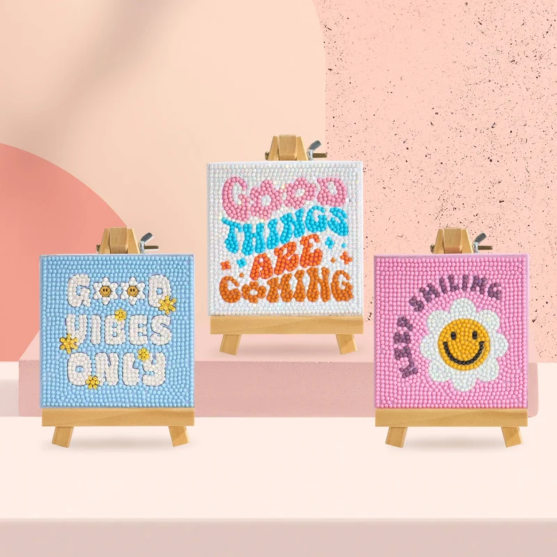 Mini Easels - Good Things Are Coming Diamond Art