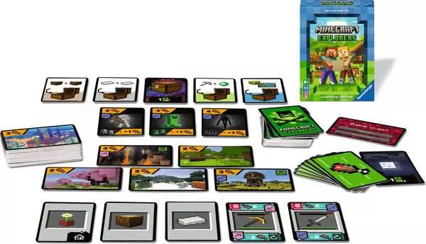 Ravensburger Minecraft Explorers Cooperative Strategy Card Game for Kids