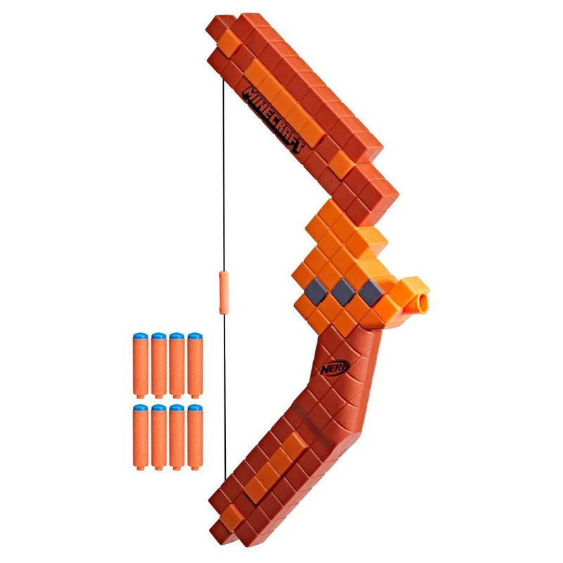 Official Nerf Minecraft Bow Blaster with 8 High Accuracy Darts