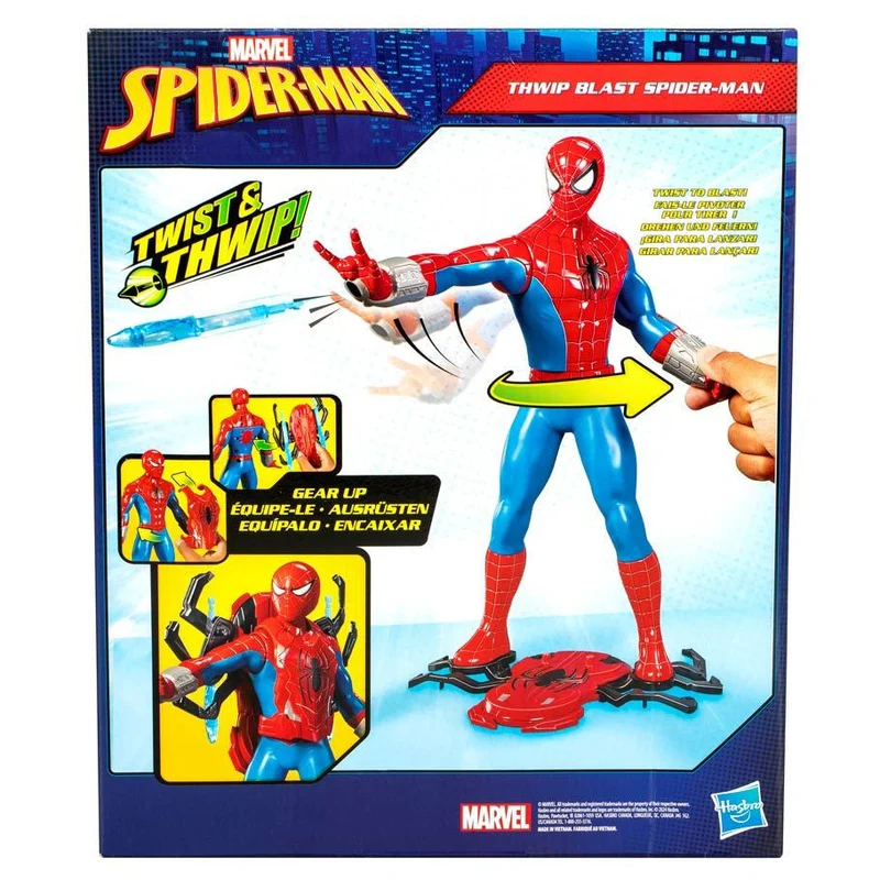 Marvel Spider-Man Thwip Blast Eleven Inch Action Figure Hover Sled