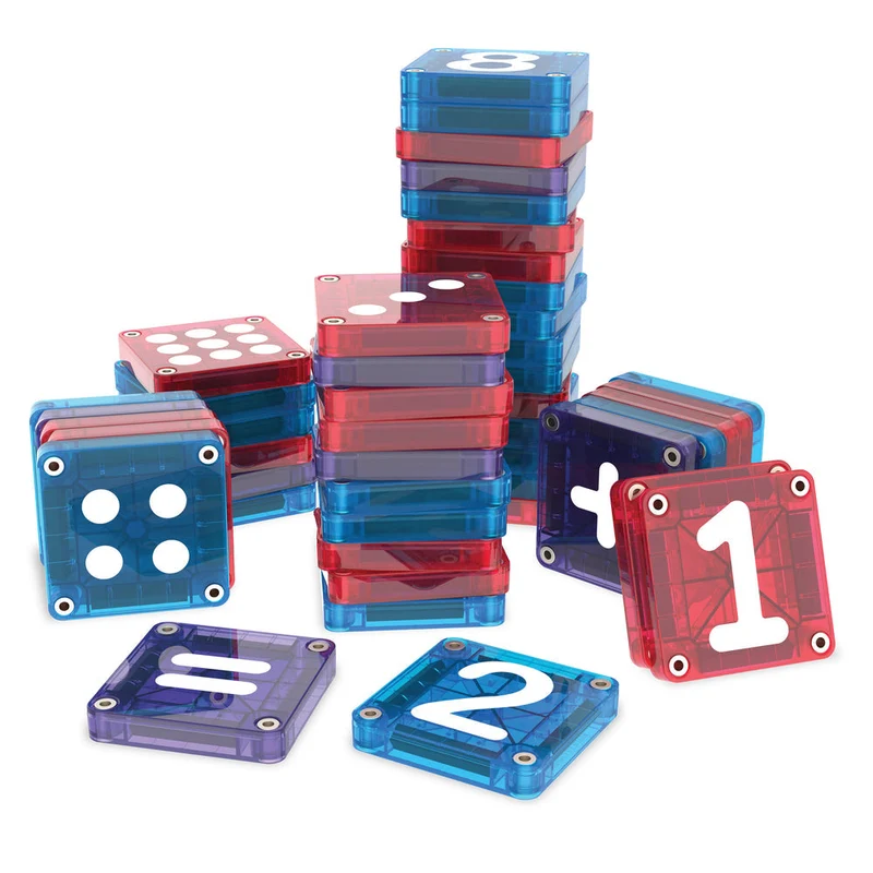Magna-Tiles microMAGS Learn Numbers™ 56 Piece Set