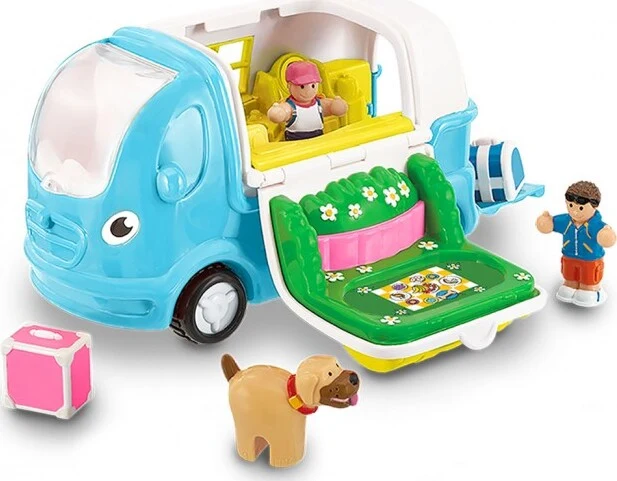 WOW Toys Kitty Camper Van Motorized Toy Vehicle Set