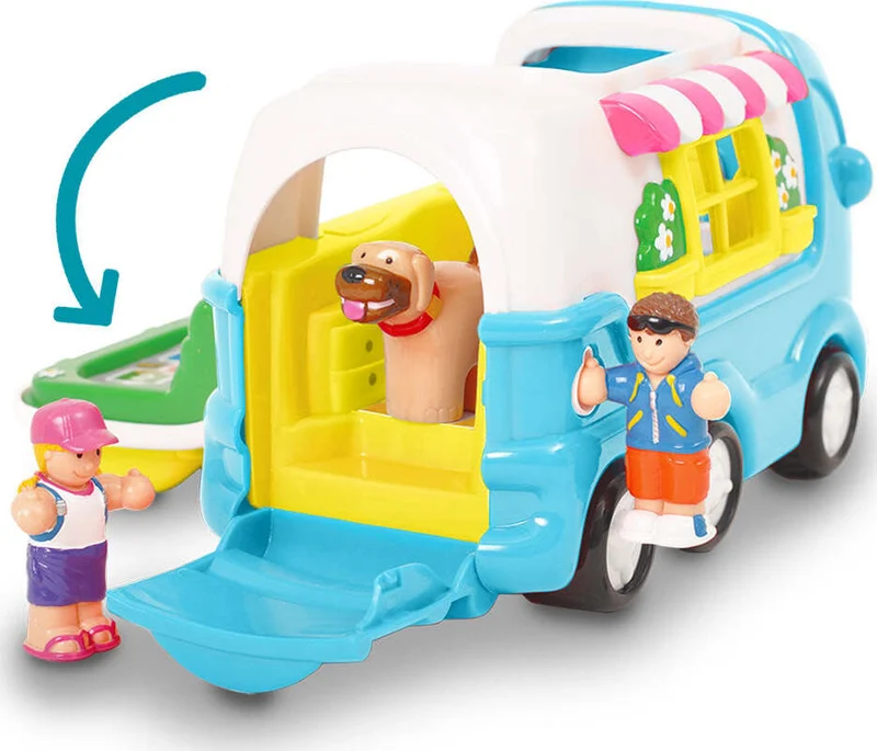 WOW Toys Kitty Camper Van Motorized Toy Vehicle Set