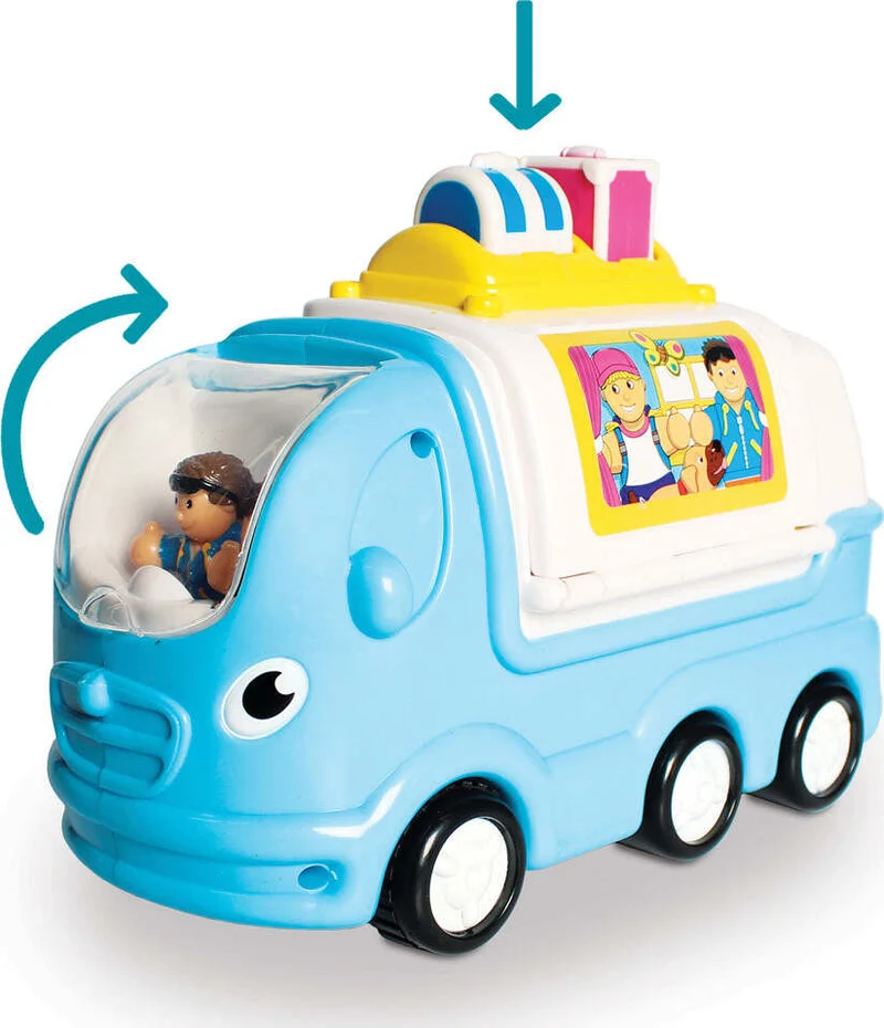 WOW Toys Kitty Camper Van Motorized Toy Vehicle Set