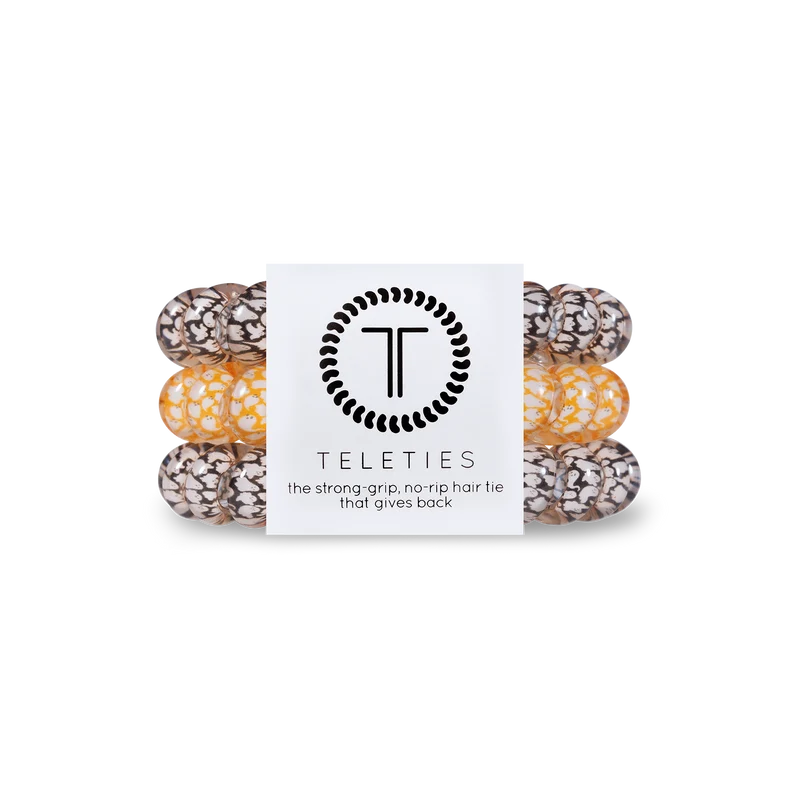 TELETIES Ghosted Strong Grip No Rip Hair Tie Bracelet 3-Pack