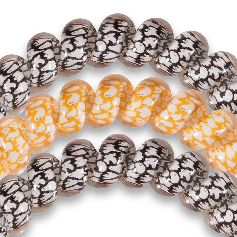 TELETIES Ghosted Strong Grip No Rip Hair Tie Bracelet 3-Pack