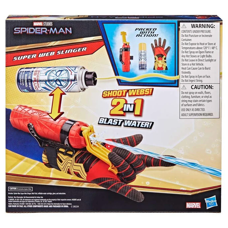 Marvel Spider-Man Movie Super Web Slinger 2-in-1 Toy Blaster