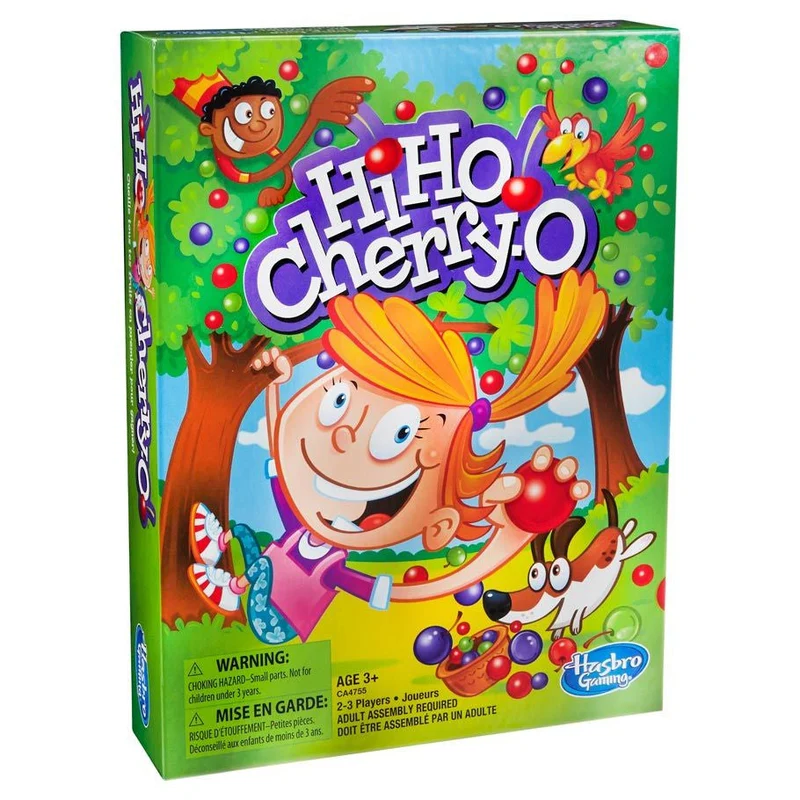 Hasbro HiHo! Cherry-O Preschool Board Game for Counting and Math