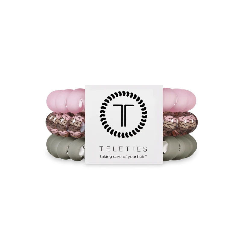 TELETIES Sage It Ain't So Large Strong Grip Hair Ties