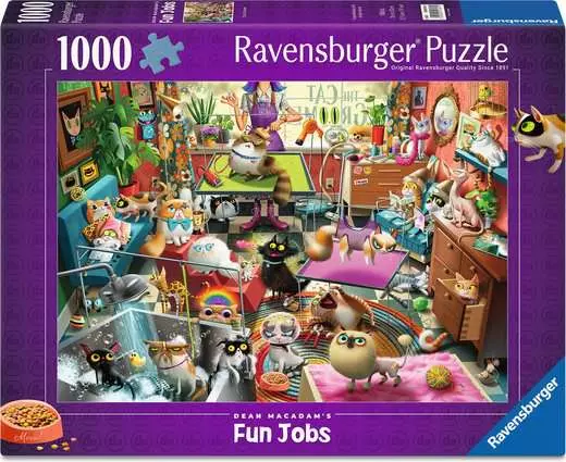 Ravensburger The Cat Groomer 1000 piece Puzzle