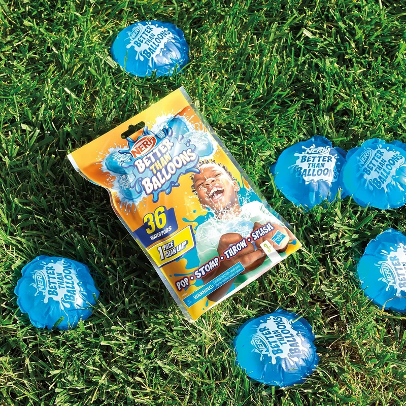 Nerf Better Than Balloons Mess-Free Easy Cleanup Water Pods
