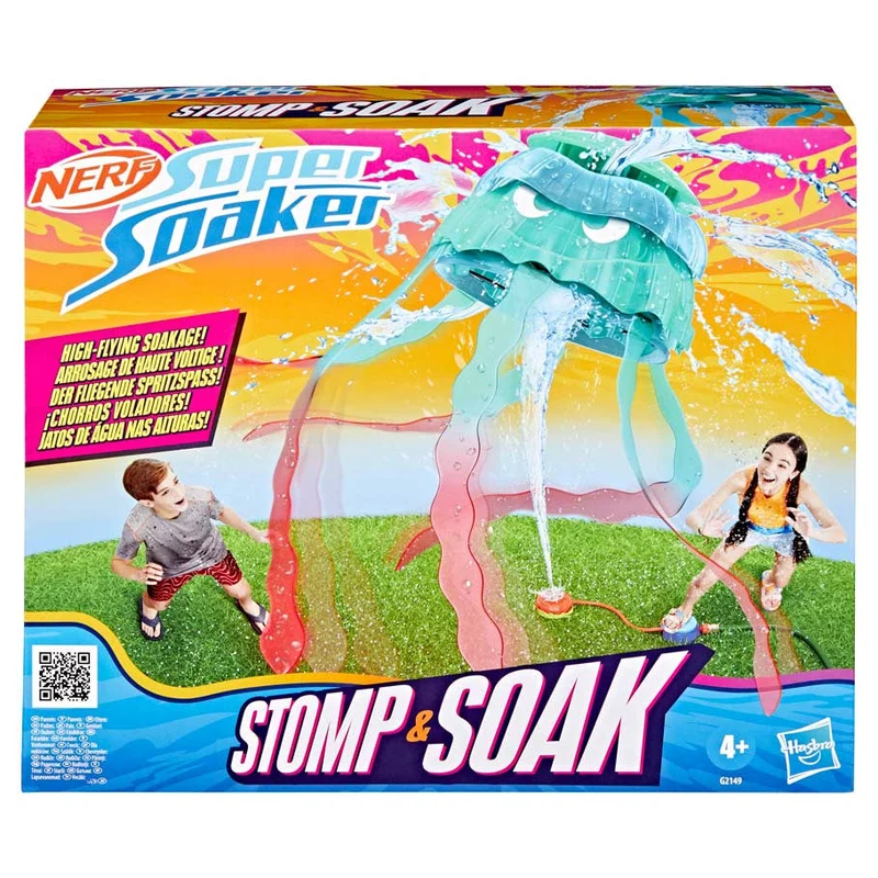 Nerf Super Soaker Stomp and Soak Jellyfish Outdoor Water Toy