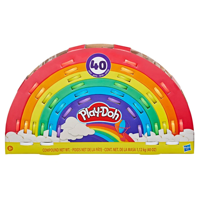 Play-Doh Ultimate Rainbow Modeling Compound Set with 40 Cans