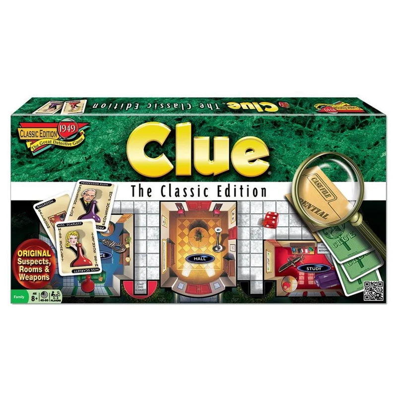 Clue Classic Edition Mystery Strategy Board Game
