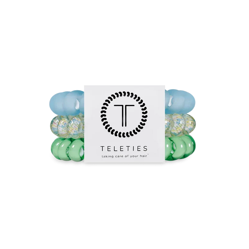 Teleties On the Hunt Strong Grip Waterproof Spiral Hair Ties