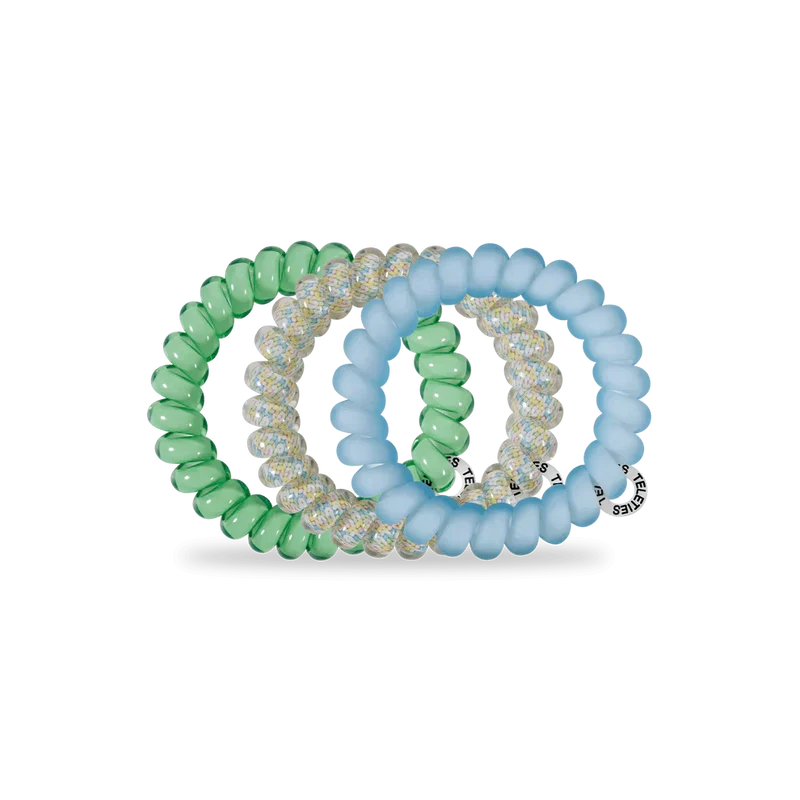 Teleties On the Hunt Strong Grip Waterproof Spiral Hair Ties