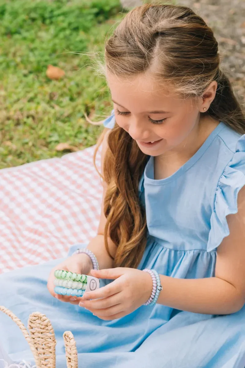 Teleties On the Hunt Strong Grip Waterproof Spiral Hair Ties
