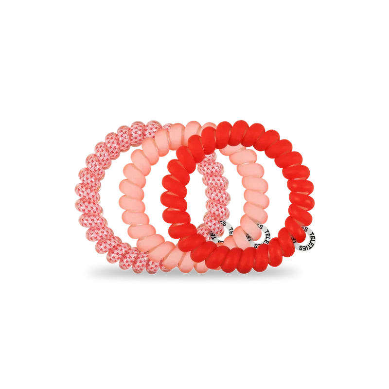 Talk to the Bow Spiral Hair Ties and Stylish Bracelet Set