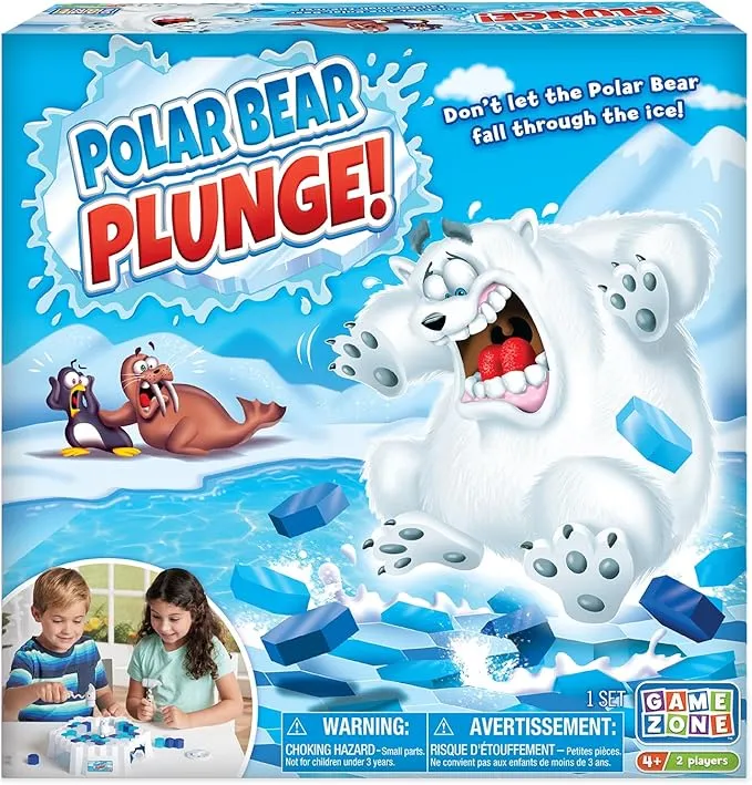 Game Zone Polar Bear Plunge Interactive Tabletop Multiplayer Game