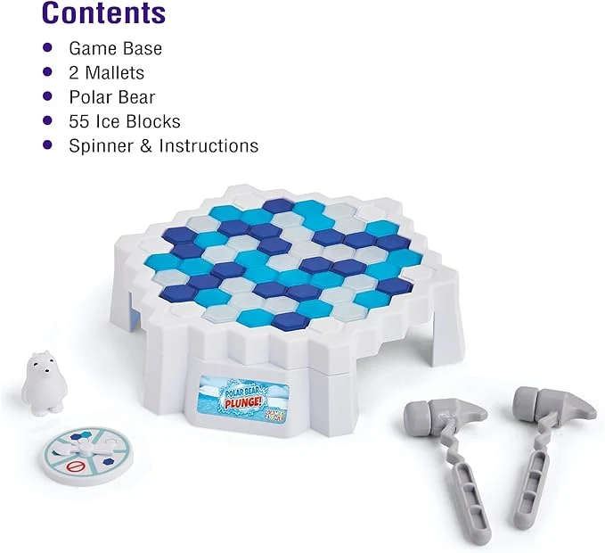 Game Zone Polar Bear Plunge Interactive Tabletop Multiplayer Game