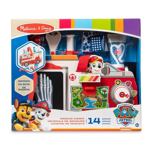 Melissa & Doug PAW Patrol Marshall's Wooden Rescue EMT Caddy
