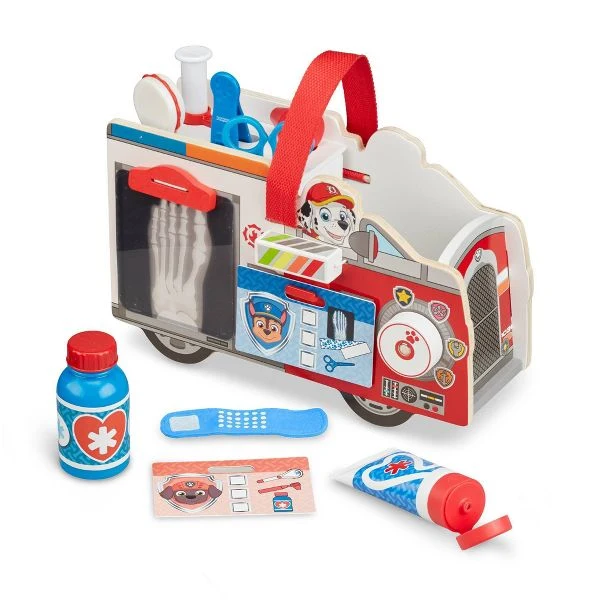 Melissa & Doug PAW Patrol Marshall's Wooden Rescue EMT Caddy