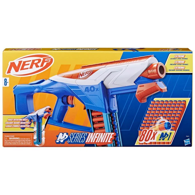 Nerf N Series Infinite Blaster with 80 High Performance Darts